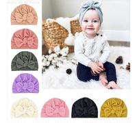 Chapeau Indien Noué Pour Bébé, Bandana, Turban, Bonnet En Coton Doux, Accessoires Pour Coiffure, Pour Nouveau-Né, 1 Pièce