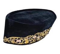 Chapeau Indonésien pour Hommes, Casquette Musulmane, Casquette Peci Kopiah, Accessoire De Tête des Philippines, Fournitures De Culte pour Hommes Islamiques, 1 Pièce