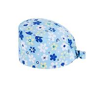 Chapeau Infirmière Bonnet en Tissu,Ajustable Chapeau de Travail,Calot Chirurgien,Charlotte Sanitaire Réutilisable,Chapeau Infirmière Bonnet, pour Personnel de Santé, Femme ou Homme Cheveux Courts