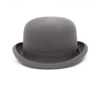 Chapeau jazzy classique pour homme et femme avec ceinture tissée - Chapeau haut à bords roulés en laine - Costume de cosplay pour adulte - Fête à thème automne hiver