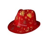 Chapeau jazzy pour festival, célébration, Noël, fêtes de vacances, accessoires photo, couvre-chef, réunions de famille, chapeaux haut de gamme, unisexe, accessoire de mode