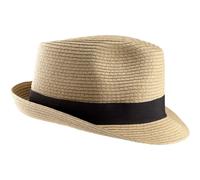 Chapeau K-up Panama fibre Blanc 59 cm