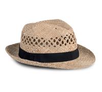 K-up Chapeau Panama tréssé - Naturel, 59 cm, Homme