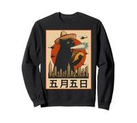 Chapeau Kaiju Cat Taco Funny Cinco de Mayo Pop Art rétro Sweatshirt