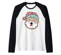 Chapeau léopard Père Noël Festif Amusant Manche Raglan