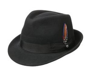 Chapeau Lucille Trilby by Stetson noir S (54-55 cm)