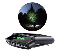 Chapeau Lumineux Multifonction Avec Capteur De Mouvement, Lampe Frontale À 6 Led, Étanche, Clip Sur Boule, Visière, Rechargeable, Rotatif À 180 °