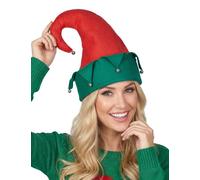 Chapeau lutin avec grelots Noël adulte