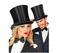 Chapeau luxe haut de forme satin adulte