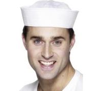 Chapeau marin blanc adulte Taille Unique Blanc G