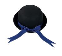 Chapeau melon à porter au quotidien pour enfants et adultes, chapeau melon de style preppy automne et hiver, joli chapeau tendance, Noir-moyen