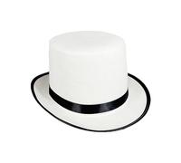 Chapeau melon pour fête de la Saint-Patrick 2026 - Accessoire de performance pour fête de carnaval - Style scène, costumade (noir, taille unique)