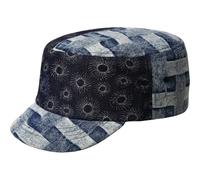 Chapeau militaire Kangol Denim Mashup Bleu TU