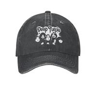 Chapeau Mode Hip Hop Deep Purple Unisexe Casquettes De Baseball Rappeur en Détresse Denim Lavé Chapeau Casual Outdoor Workouts Sun Cap Cadeau D’Anniversaire