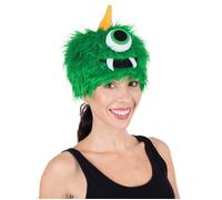 Chapeau monstre velu - PTIT CLOWN - PTIT CLOWN - Vert - Adulte mixte - Accessoire déguisement Taille unique