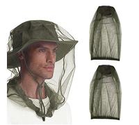 Chapeau Moustiquaire,2PCS TêTe Moustique Net,Chapeau De Masque Anti-Moustique ExtéRieur,Filet Repoussant Les Insectes