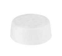 Chapeau Musulman Islamique Bonnet Prière pour Hommes Calotte de Prière Plat Respirant Casquette Namaz Kufi en Coton Broderie Couvre-chef Bonnet Ronde pour Eid Ramadan Prier Eid Chapeau de Prier