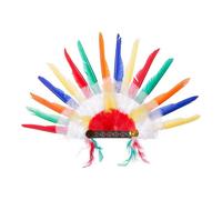 Chapeau My Other Me Multicouleur Plumes Amérindien 58 x 38 cm