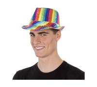 Chapeau My Other Me Rainbow Multicouleur Paillettes S