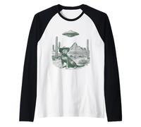 Chapeau mystérieux Gros Chat Non identifié Scène aride Manche Raglan