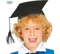 chapeau noir de fin d'études secondaires pour enfants