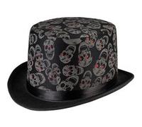 chapeau noir téte de mort adulte - boland 96997 Noir G