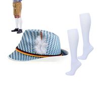 Chapeau | Non-tissé confortable pour les fêtes - Chapeaux allemands originaux pour déguisement cosplay,Pour Hommes, Femmes, Adultes, , Défilé, Danse, Spectacle, Cosplay, Fête, Festival, Célébration