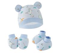 Chapeau Nouveau-né Glants À L'épreuve Des Rayures Et Chaussures Pour Bébés Headswear Anti Scratches Mitttens Et Foot Wrap Baby Baby Hat Gants Sock