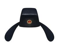 Chapeau oriental chinois pour adultes et adolescents - Chapeau chinois antique pour déguisement de théâtre - Accessoire de festival - Accessoire de jeu de rôle oriental