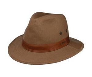 Chapeau Outdoor Cotton Traveller by Stetson marron XXL (62-63 cm)
