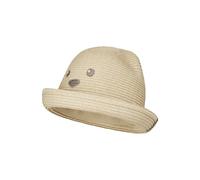 Sterntaler Chapeau de paille pour garçon avec ruban et broderie ours, sable, 53