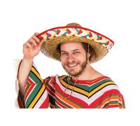 Chapeau paille sombrero - Mixte