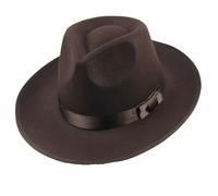 Chapeau Panama à large bord rigide pour homme et femme, café, Taille unique