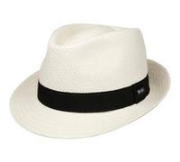 Chapeau Panama Jaston Trilby by Lipodo blanc M (56-57 cm)
