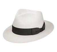Chapeau Panama Teruco Fedora by JJ Hats blanc crème M (56-57 cm)