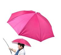 Chapeau Parapluie - Chapeaux Parapluie Sportifs - Chapeau à Protection UV Réglable avec Bande Élastique Unisexe Adultes pour Randonnée Camping Pêche Golf Plage Jardinage Activités Extérieures