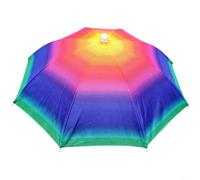 Chapeau parapluie pliable pour l'extérieur, convient pour la pêche et la randonnée, offre une protection contre le soleil et la pluie (C)