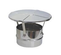 Chapeau pare-pluie en acier inoxydable - Ø 200 mm - SPLUS - 2132350