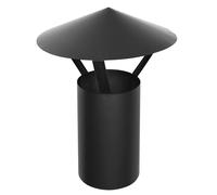 Chapeau pare-pluie Raik - Diamètre : 120 mm - Noir - 130120011