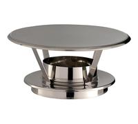 Chapeau pare-pluie THERMINOX TI , diamètre 180 mm , tous combustibles Réf. CPI 180 TZ / 21180087