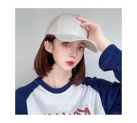 Chapeau Perruque Casquette de Baseball perruque femme courte boucle intérieure Bob perruque chapeau une pièce casquette à visière perruque casquette de Baseball avec cheveux Perruques De Chapeau Pour