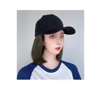 Chapeau Perruque Casquette de Baseball perruque femme courte boucle intérieure Bob perruque chapeau casquette de Baseball avec cheveux une pièce casquette à visière perruque Perruques De Chapeau Pour