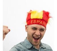 Chapeau perruque Drapeau Espagnol - Dégusiement supporteur Espagne