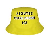 Chapeau personnalisé Chapeau bob Personnalisable pour Soleil et Camping - Créez Un Bob Unique avec Logo ou Texte Chapeaus de Peche Amusant et Pratique