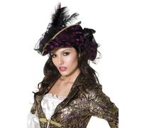Chapeau Pirate Femmes Accessoire Déguisement de Luxe Adultes Neuf