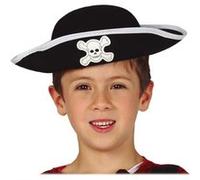 chapeau pirate feutre enfant - guirca 13555 Noir G