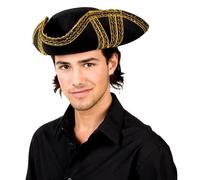 Chapeau Pirate Tricorne - Royal Fortune - Homme - Noir - Extérieur