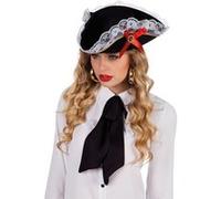 chapeau pirate tricorne stacey t57 - boland 81928 Noir G