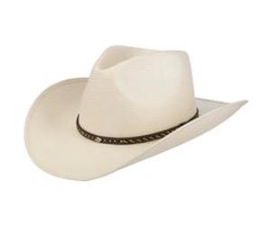 Chapeau Pittsfield Western Toyo by Stetson blanc crème M (56-57 cm)