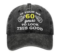 Chapeau Plage Femme, Casquette De Baseball BrodéE Et DéLavéE IdéAle pour Les 60E 65E 70E Et 75E Anniversaires Chapeau De Soleil pour Les ActivitéS De Plein Air